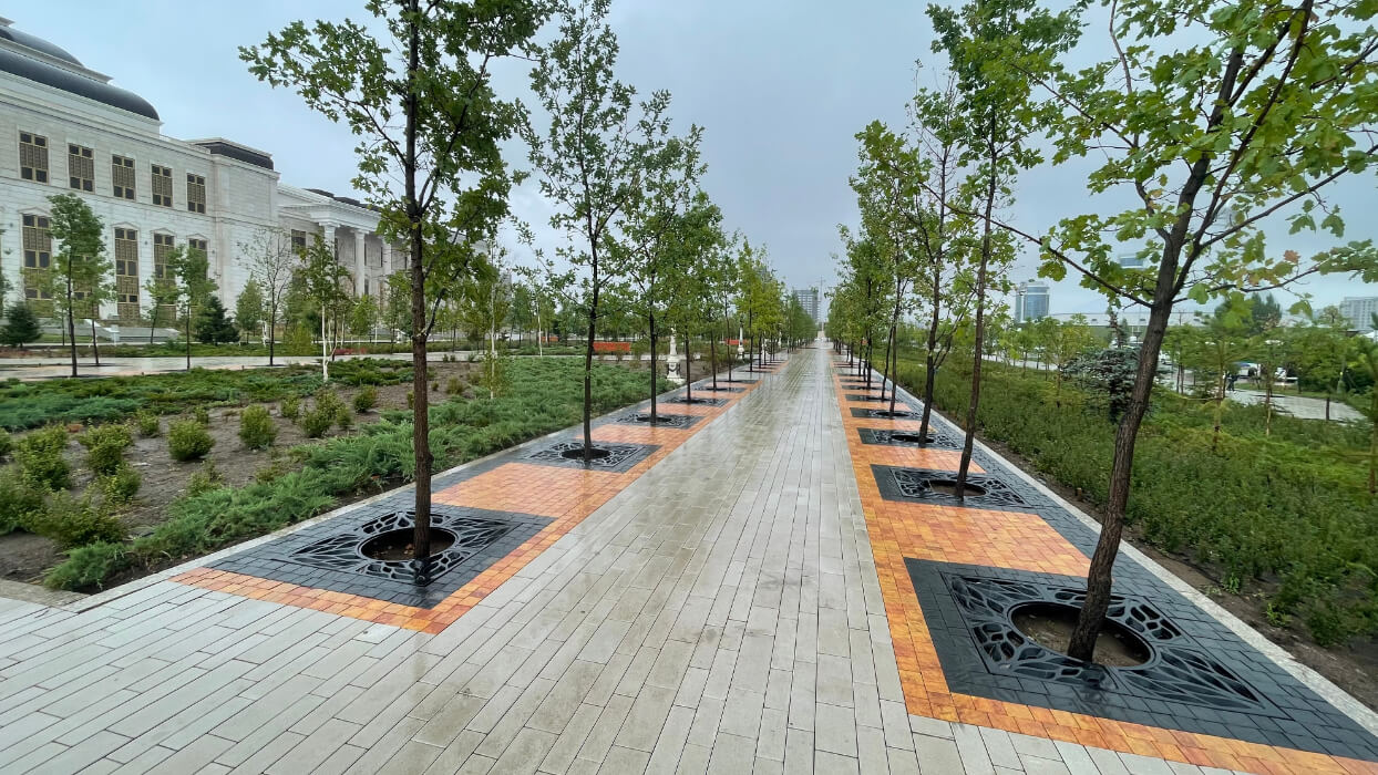 Приствольная решетка для дерева ZKING CRUST 1.2х1.2м Черная в Джанкое фото