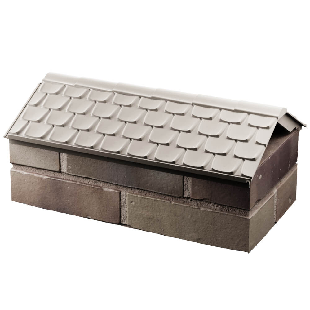 Парапет Zking Эльбрус Бежевый с посадкой на 1 кирпич (255мм) в Джанкое фото