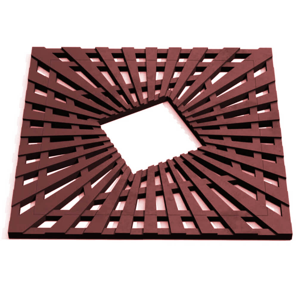 Приствольная решетка для дерева ZKING ATMOSPHERE 1.2х1.2м Коричневая Джанкой фото