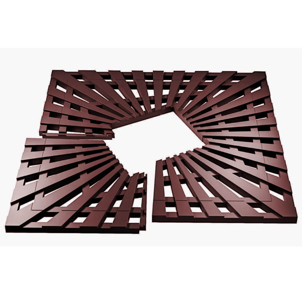 Приствольная решетка для дерева ZKING ATMOSPHERE 1.2х1.2м Коричневая в Джанкое фото