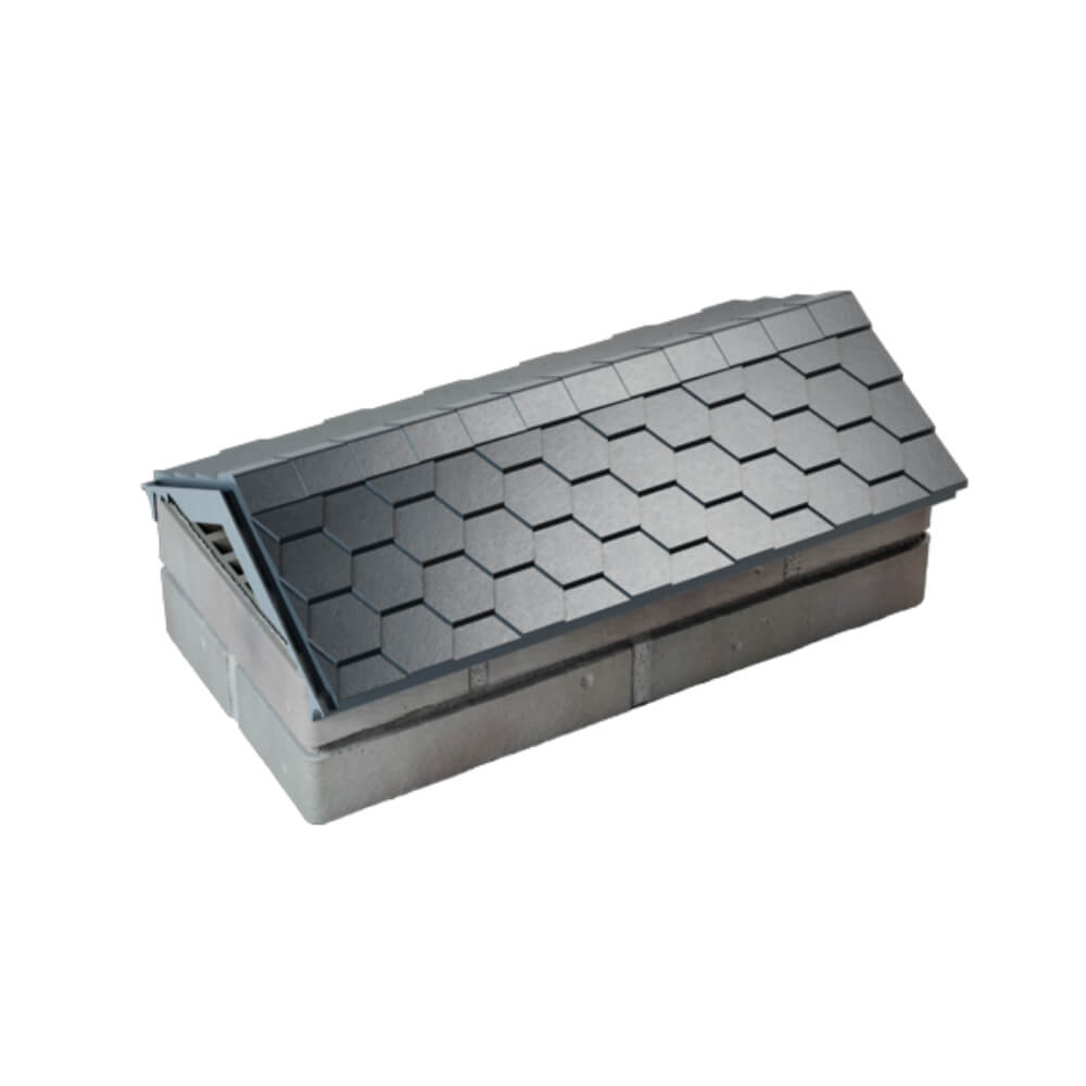 Парапет Zking Эверест Серый с посадкой на 1 кирпич (200/225/255мм) в Джанкое фото