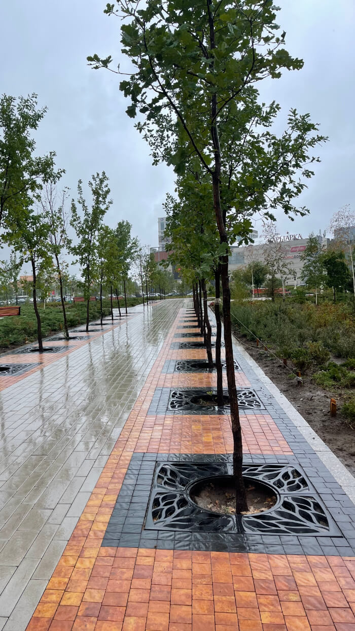 Приствольная решетка для дерева ZKING CRUST 1.2х1.2м Черная в Джанкое фото