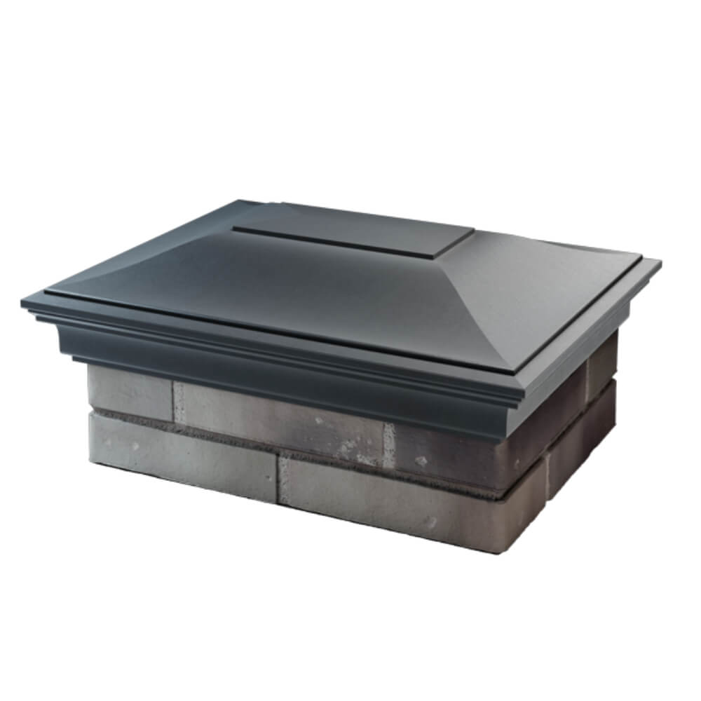 Колпак Zking Монблан Серый на столб 2х1.5 кирпича (515х385мм) в Джанкое фото