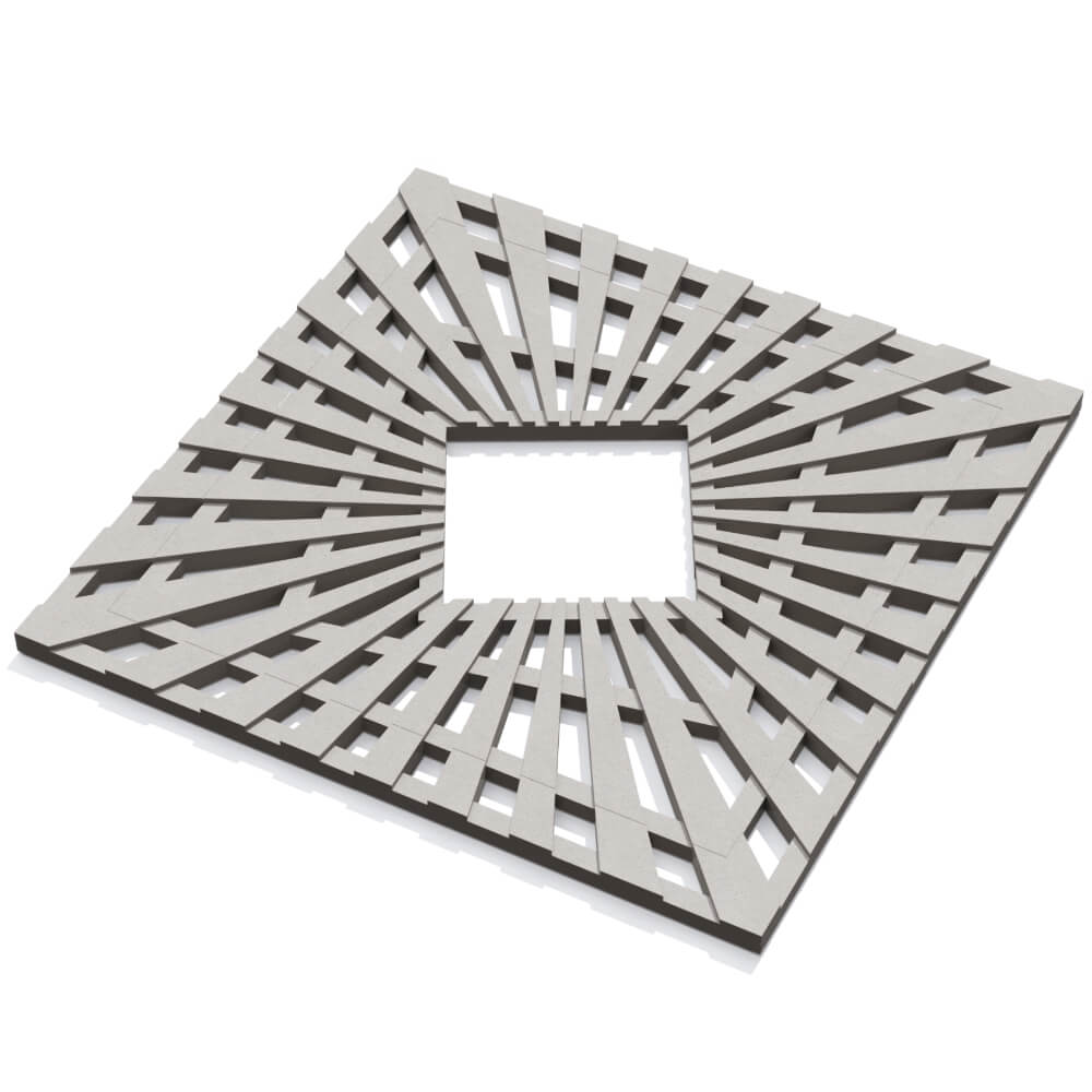 Приствольная решетка для дерева ZKING ATMOSPHERE 1.2х1.2м Бежевая в Джанкое фото