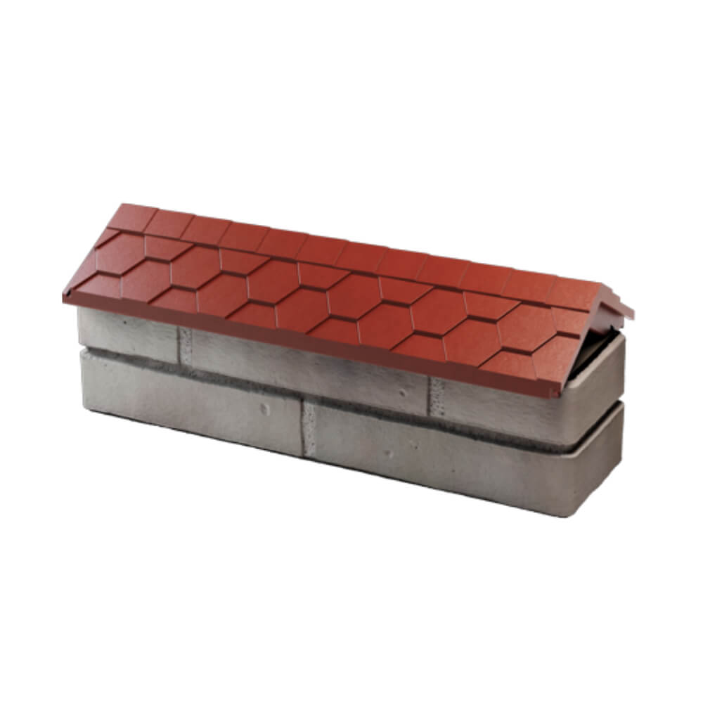 Парапет Zking Эверест Красный с посадкой на 0.5 кирпича (130мм) в Джанкое фото