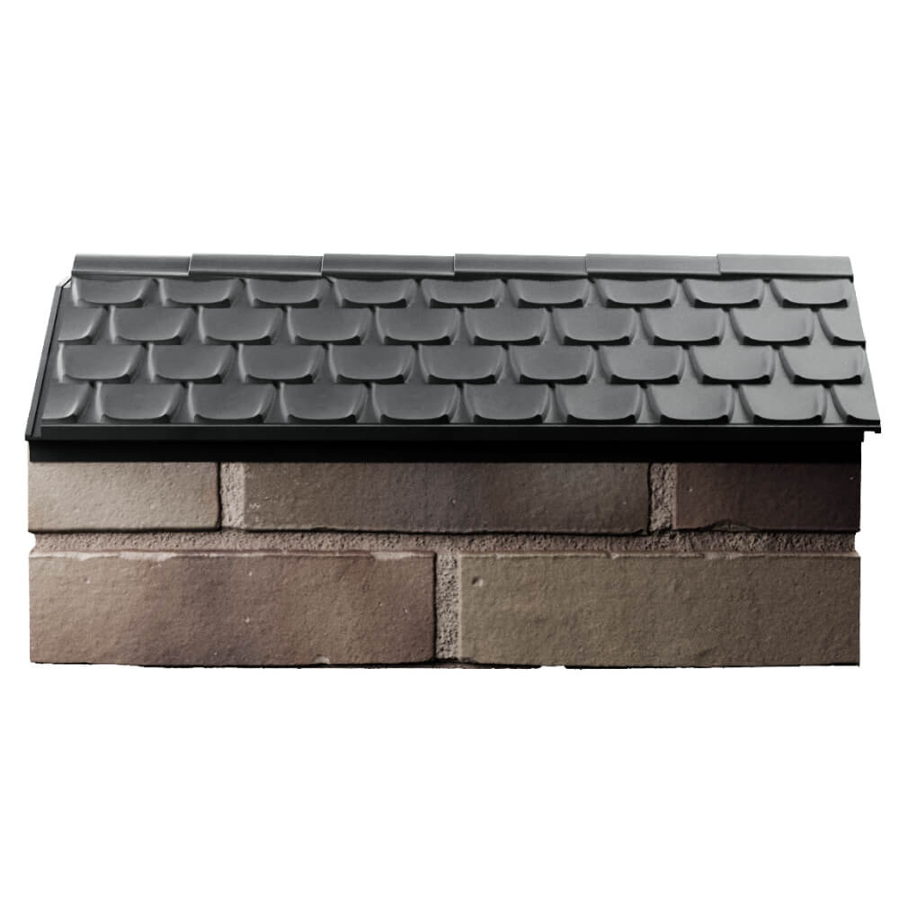 Парапет Zking Эльбрус Серый с посадкой на 1 кирпич (255мм) в Джанкое фото