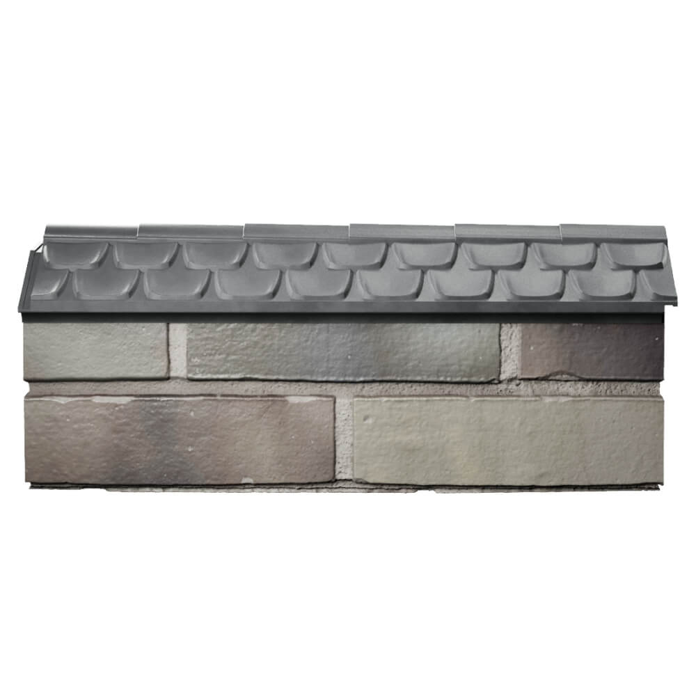 Парапет Zking Эльбрус Серый с посадкой на 0.5 кирпича (130мм) в Джанкое фото
