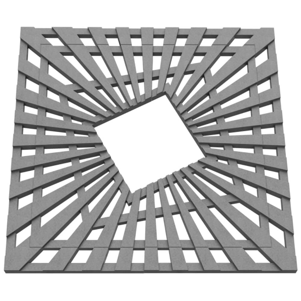 Приствольная решетка для дерева ZKING ATMOSPHERE 1.2х1.2м Серая в Джанкое фото