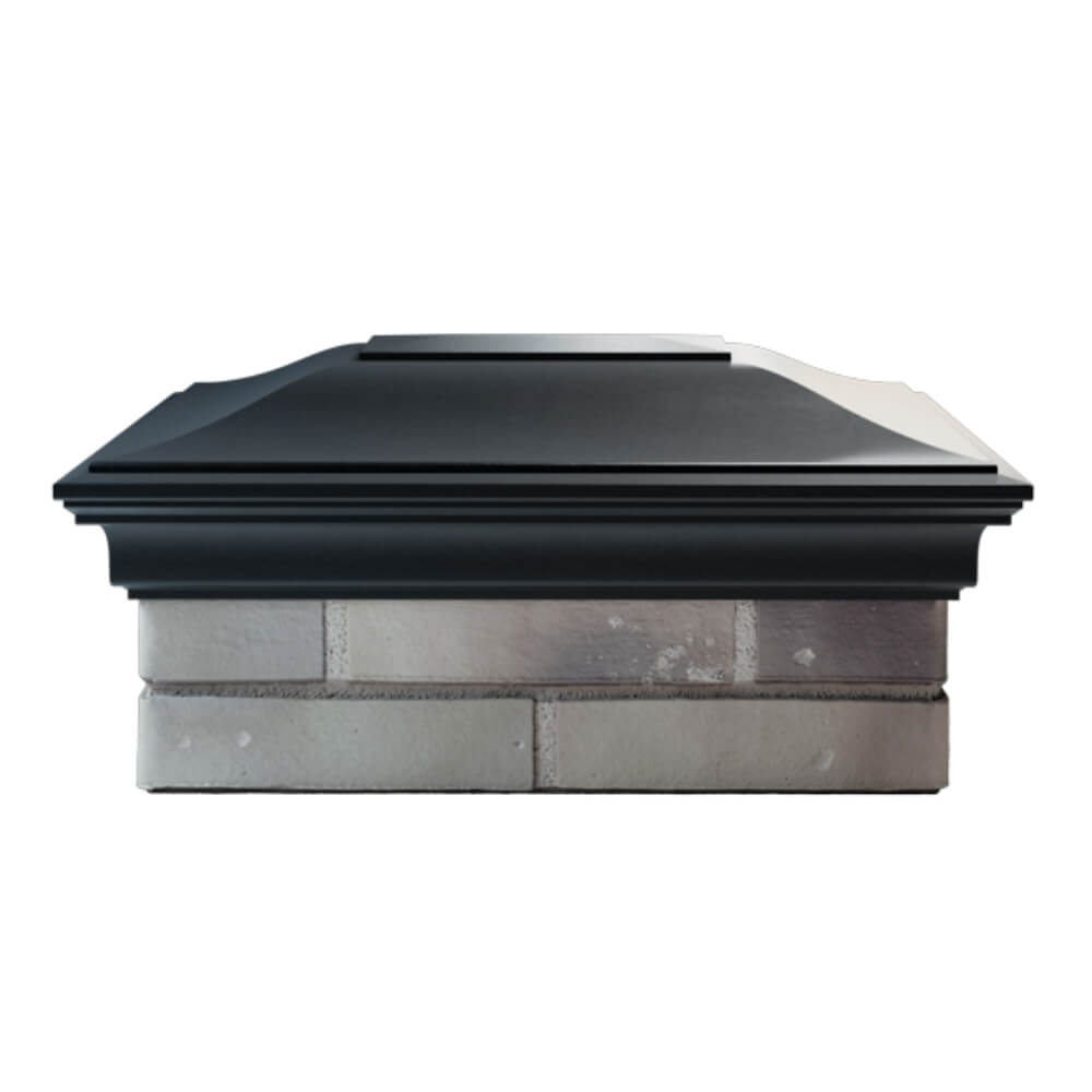 Колпак Zking Монблан Черный на столб 2х1.5 кирпича (515х385мм) в Джанкое фото