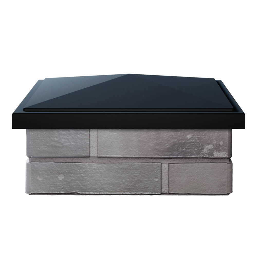 Колпак Zking БонаМоно Черный на столб 1.5х1.5 кирпича (385х385, 400х400мм) Джанкой фото