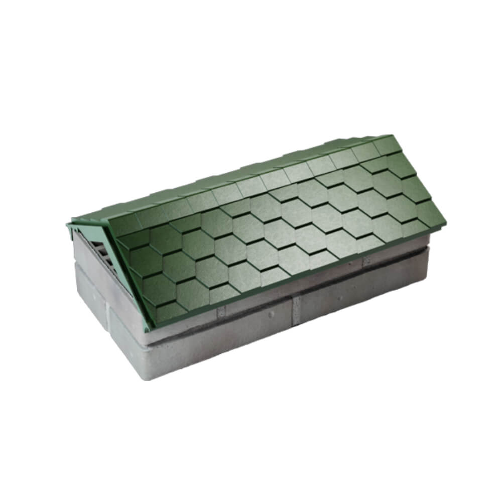 Парапет Zking Эверест Зеленый с посадкой на 1 кирпич (200/225/255мм) в Джанкое фото