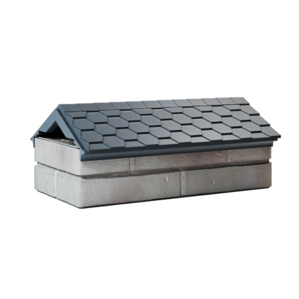 Парапет Zking Эверест Серый с посадкой на 1 кирпич (200/225/255мм) Джанкой фото