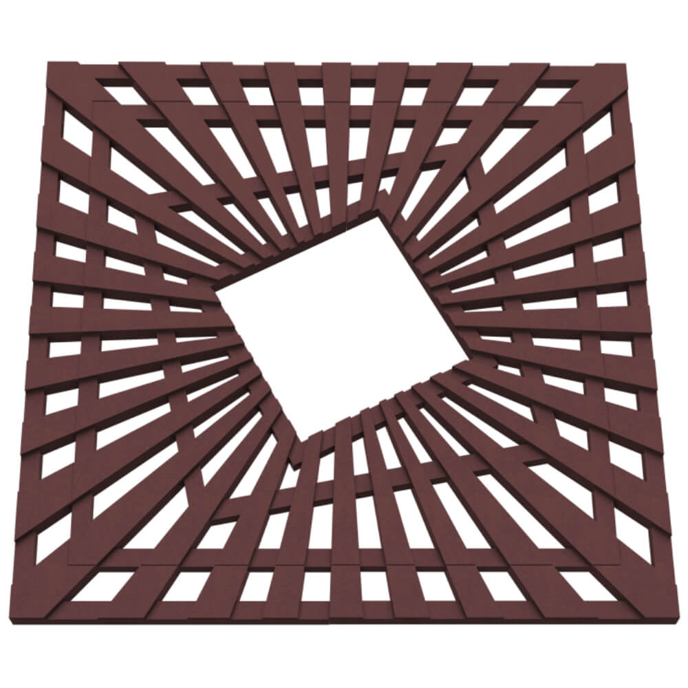 Приствольная решетка для дерева ZKING ATMOSPHERE 1.2х1.2м Коричневая в Джанкое фото