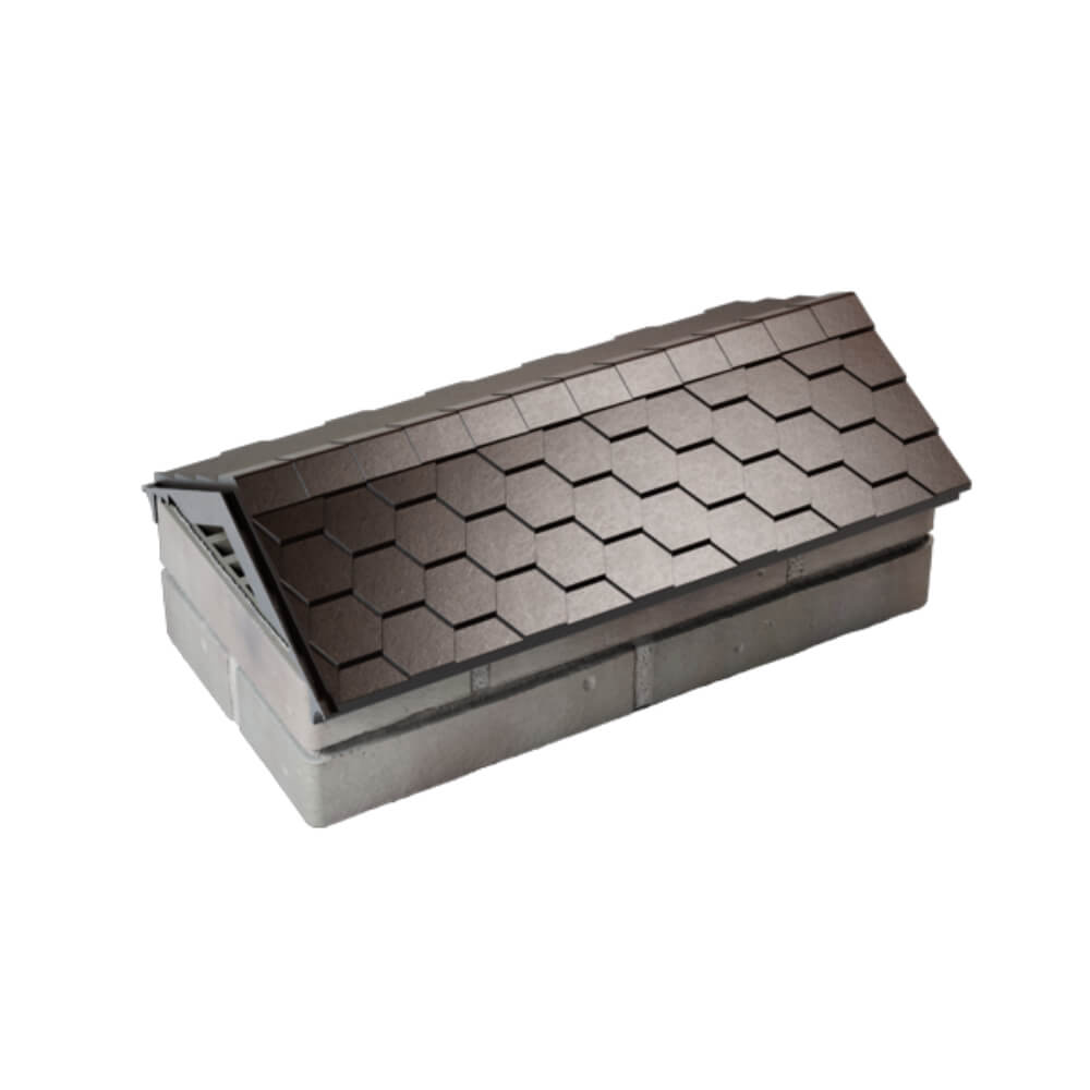 Парапет Zking Эверест Коричневый с посадкой на 1 кирпич (200/225/255мм) в Джанкое фото