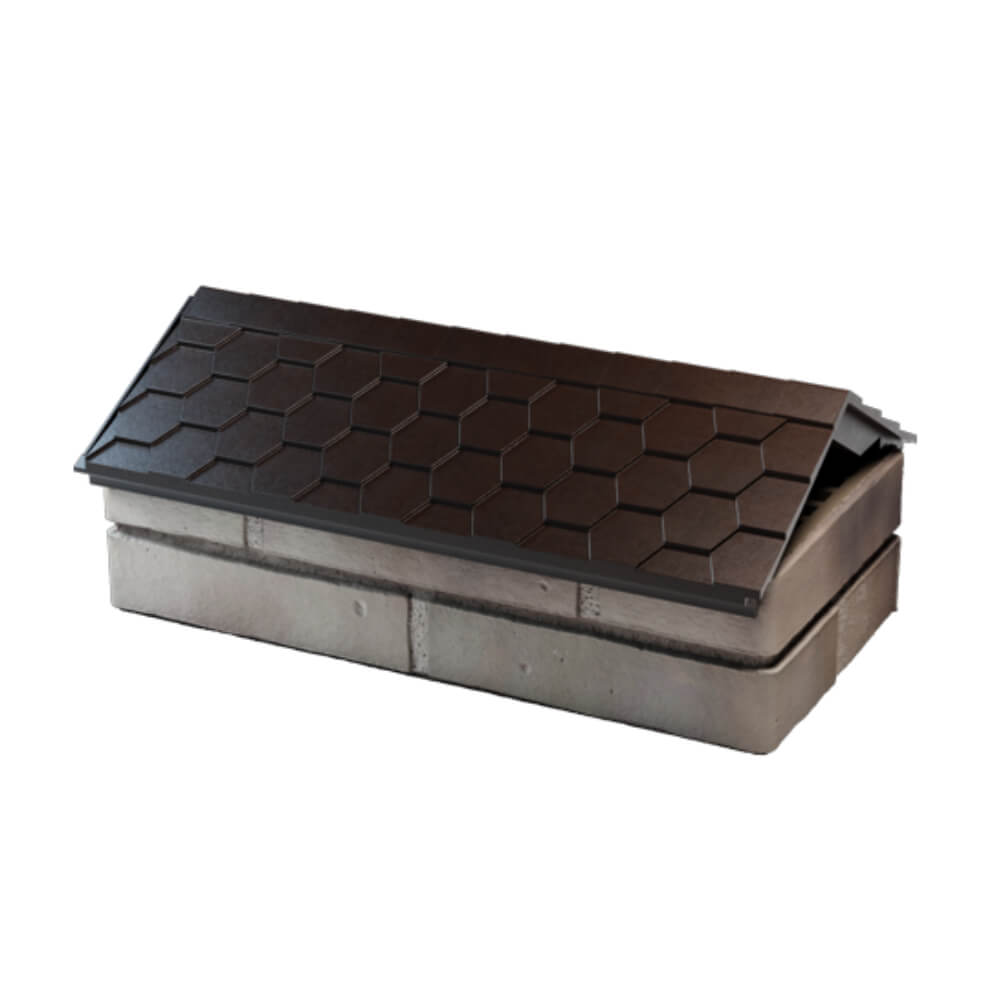 Парапет Zking Эверест Коричневый с посадкой на 1 кирпич (200/225/255мм) в Джанкое фото