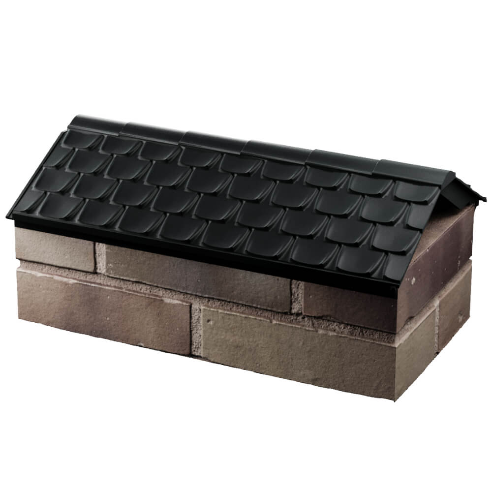 Парапет Zking Эльбрус Черный с посадкой на 1 кирпич (255мм) в Джанкое фото