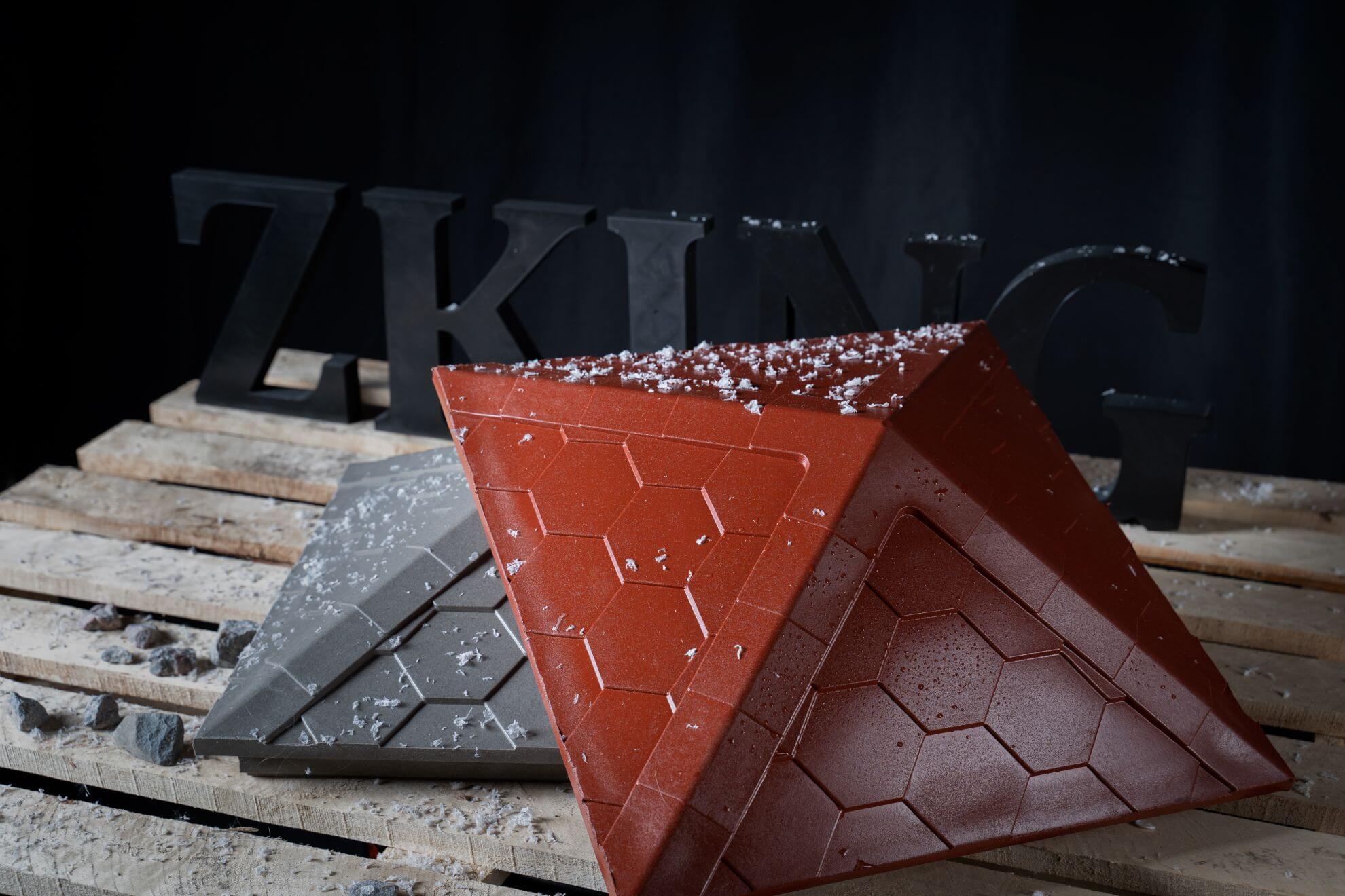 Колпак Zking Эверест Красный на столб 1.5х1.5 кирпича (390х390мм) в Джанкое фото