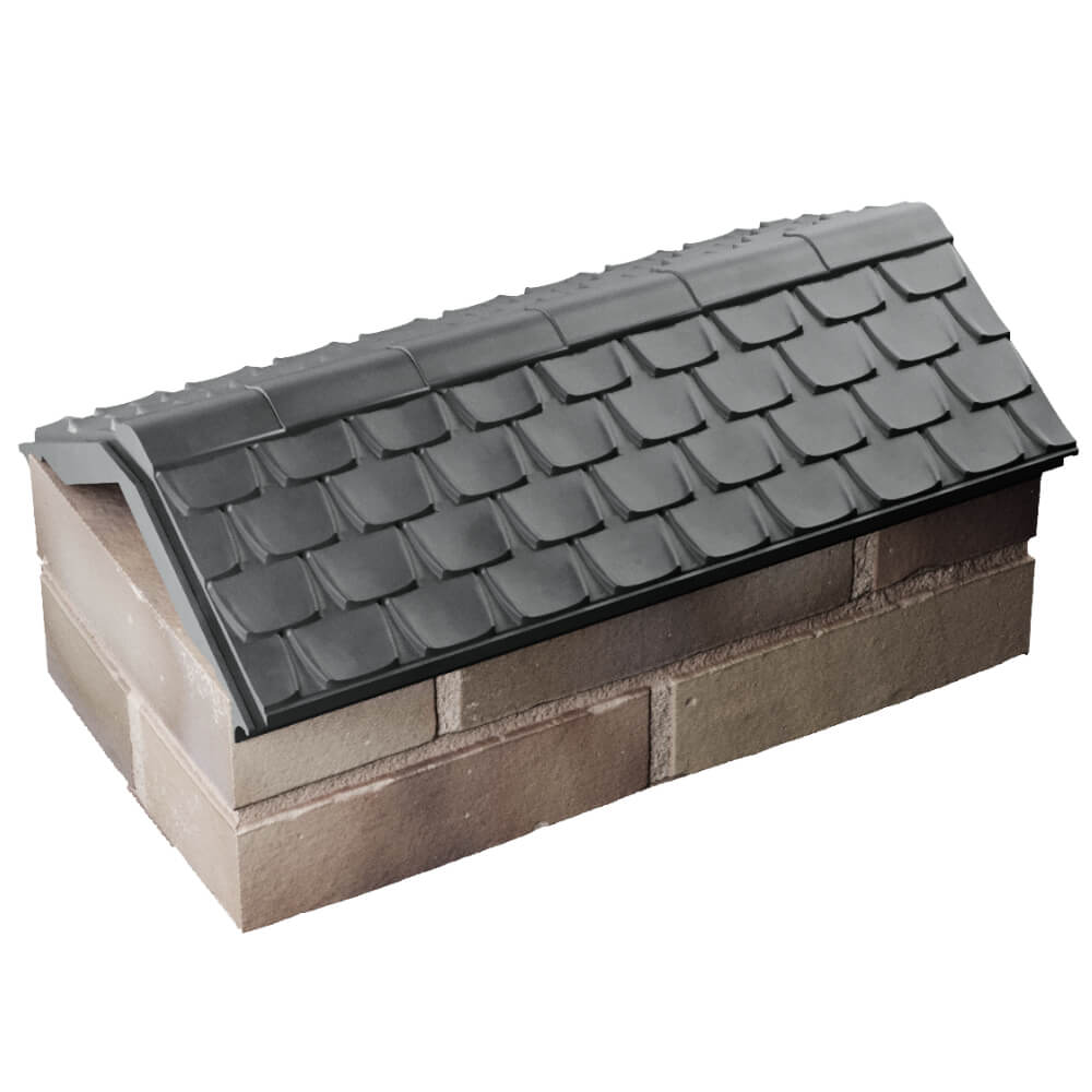 Парапет Zking Эльбрус Серый с посадкой на 1 кирпич (255мм) в Джанкое фото