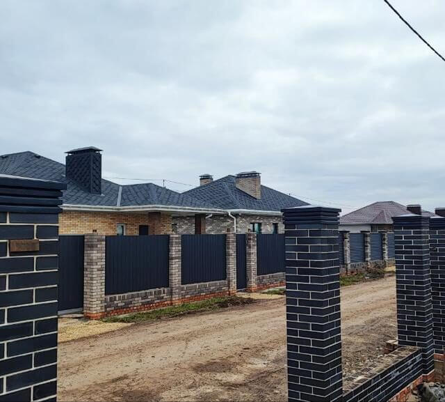 Колпак Zking Бона ХайТек Серый на столб 1.5х1.5 кирпича (385х385мм) в Джанкое фото