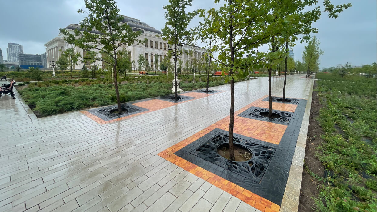 Приствольная решетка для дерева ZKING CRUST 1.2х1.2м Черная в Джанкое фото