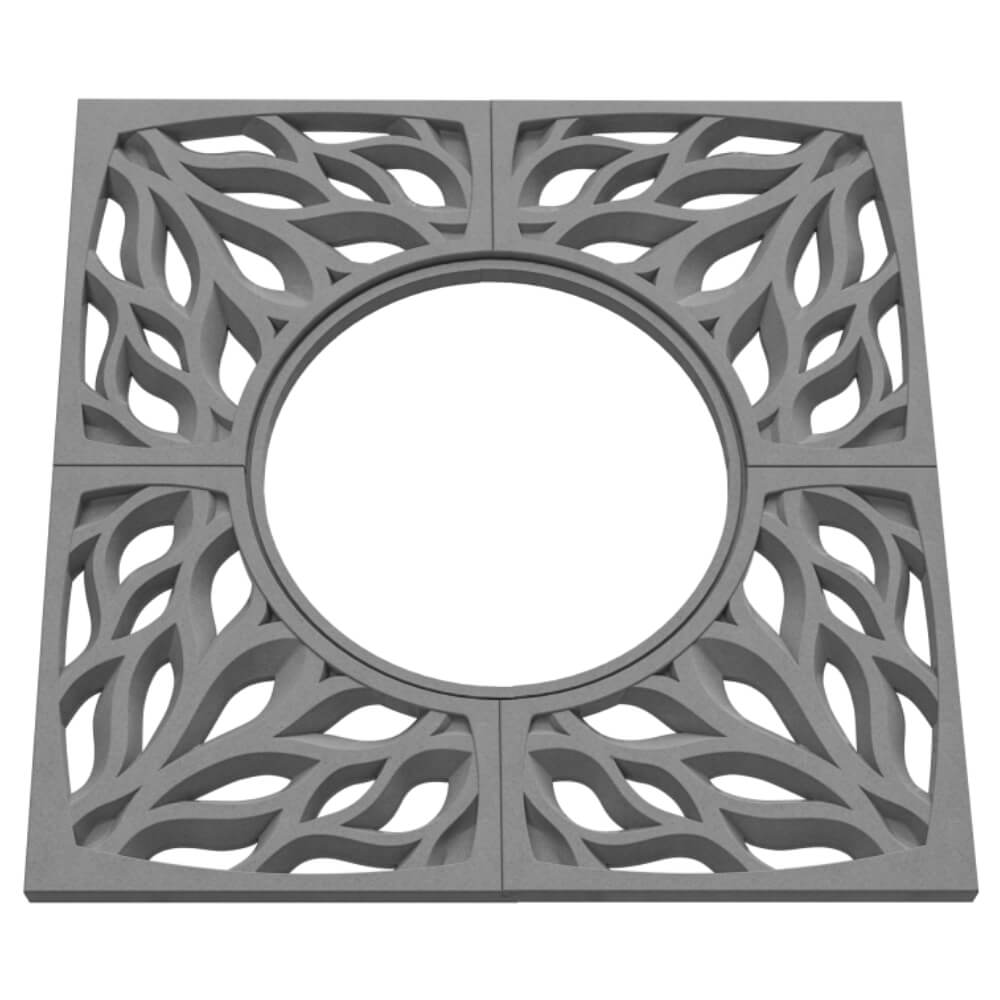 Приствольная решетка для дерева ZKING CRUST 1.2х1.2м Серая в Джанкое фото