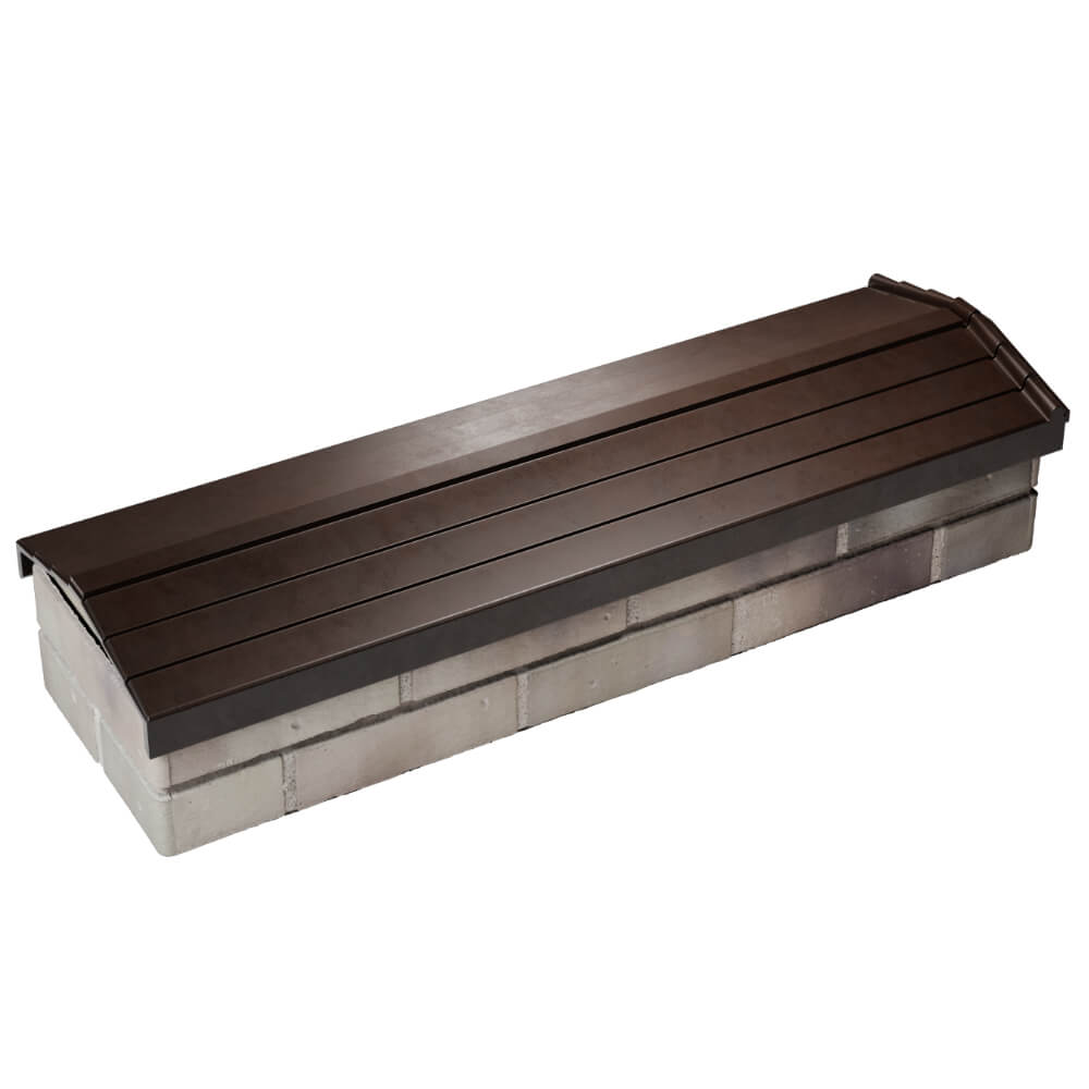 Парапет Zking Бона ХайТек Коричневый посадка на 0.5 кирпича (130мм) в Джанкое фото