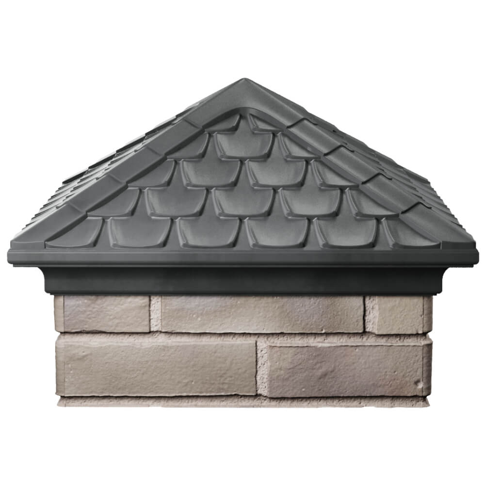 Колпак Zking Эльбрус Серый на столб 1.5х1.5 кирпича (385х385мм) Джанкой фото