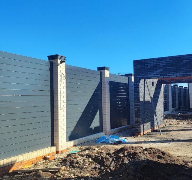 Колпак Zking Бона ХайТек Серый на столб 1.5х1.5 кирпича (385х385мм) в Джанкое фото