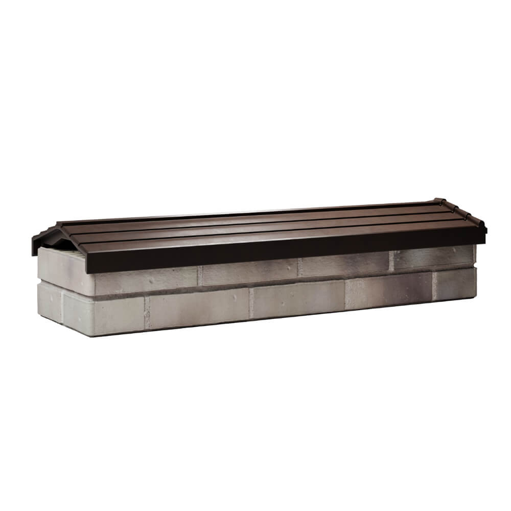 Парапет Zking Бона ХайТек Коричневый посадка на 0.5 кирпича (130мм) в Джанкое фото