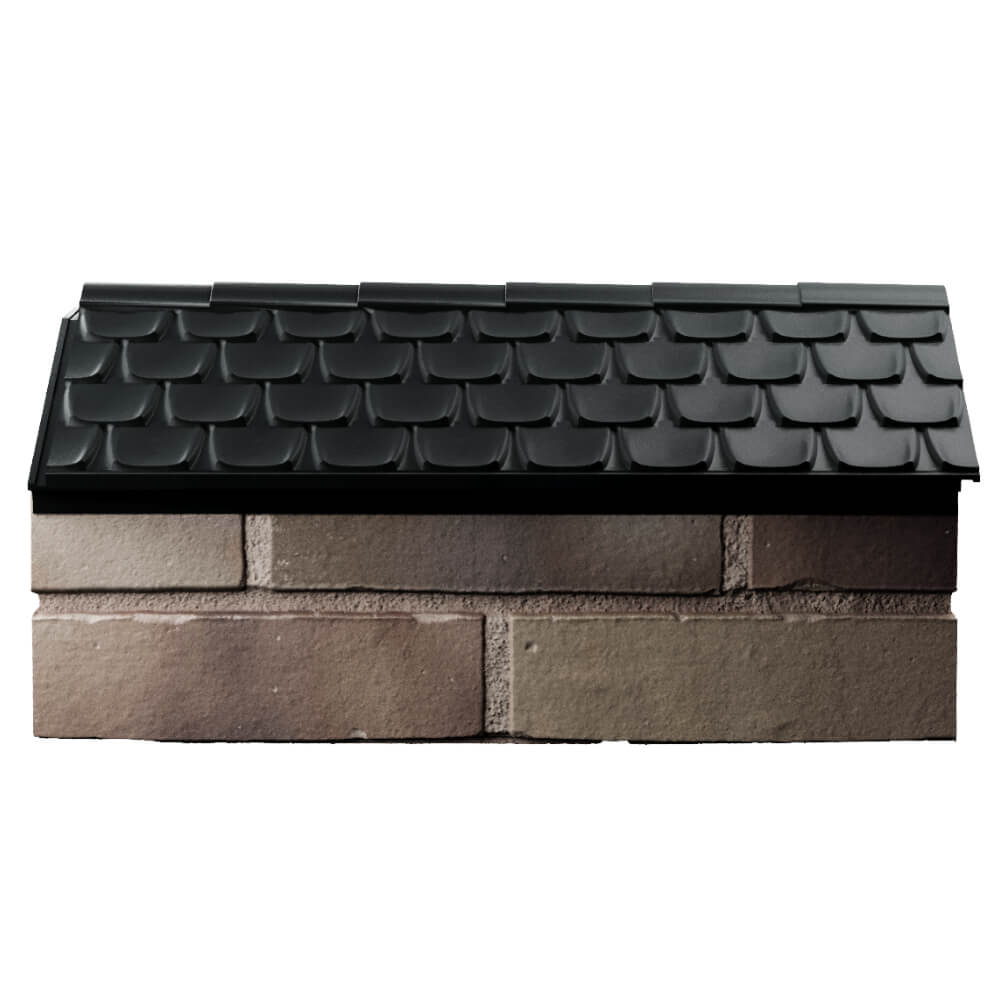 Парапет Zking Эльбрус Черный с посадкой на 1 кирпич (255мм) в Джанкое фото
