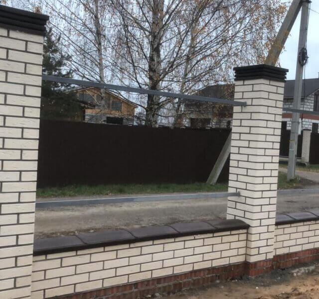 Колпак Zking Бона ХайТек Коричневый на столб 1.5х1.5 кирпича (385х385мм) в Джанкое фото