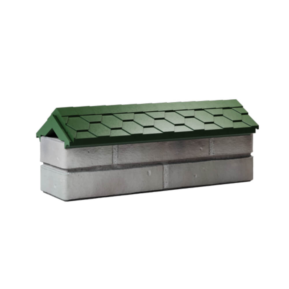 Парапет Zking Эверест Зеленый с посадкой на 0.5 кирпича (130мм) Джанкой фото