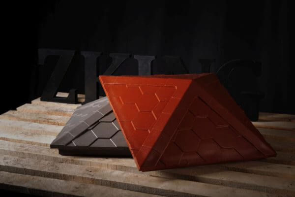 Колпак Zking Эверест Красный на столб 1.5х1.5 кирпича (390х390мм) в Джанкое фото