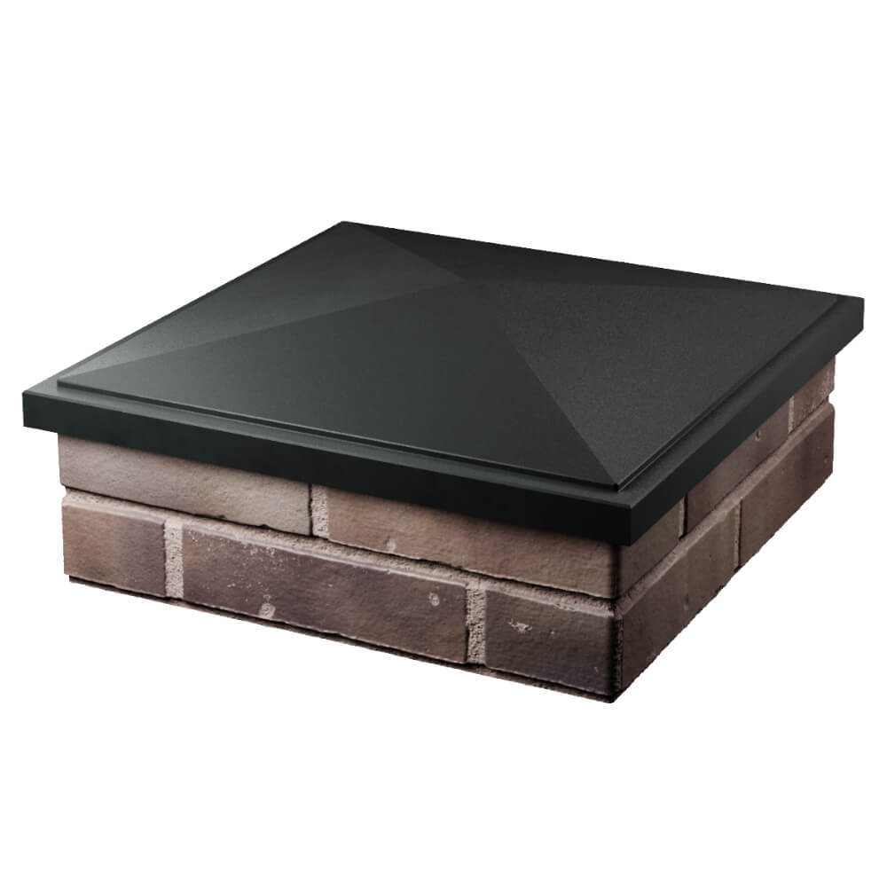 Колпак Zking БонаМоно Черный на столб 2х2 кирпича (515х515, 530х530мм) в Джанкое фото