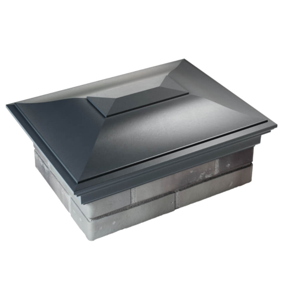 Колпак Zking Монблан Серый на столб 2х1.5 кирпича (515х385мм) Джанкой фото