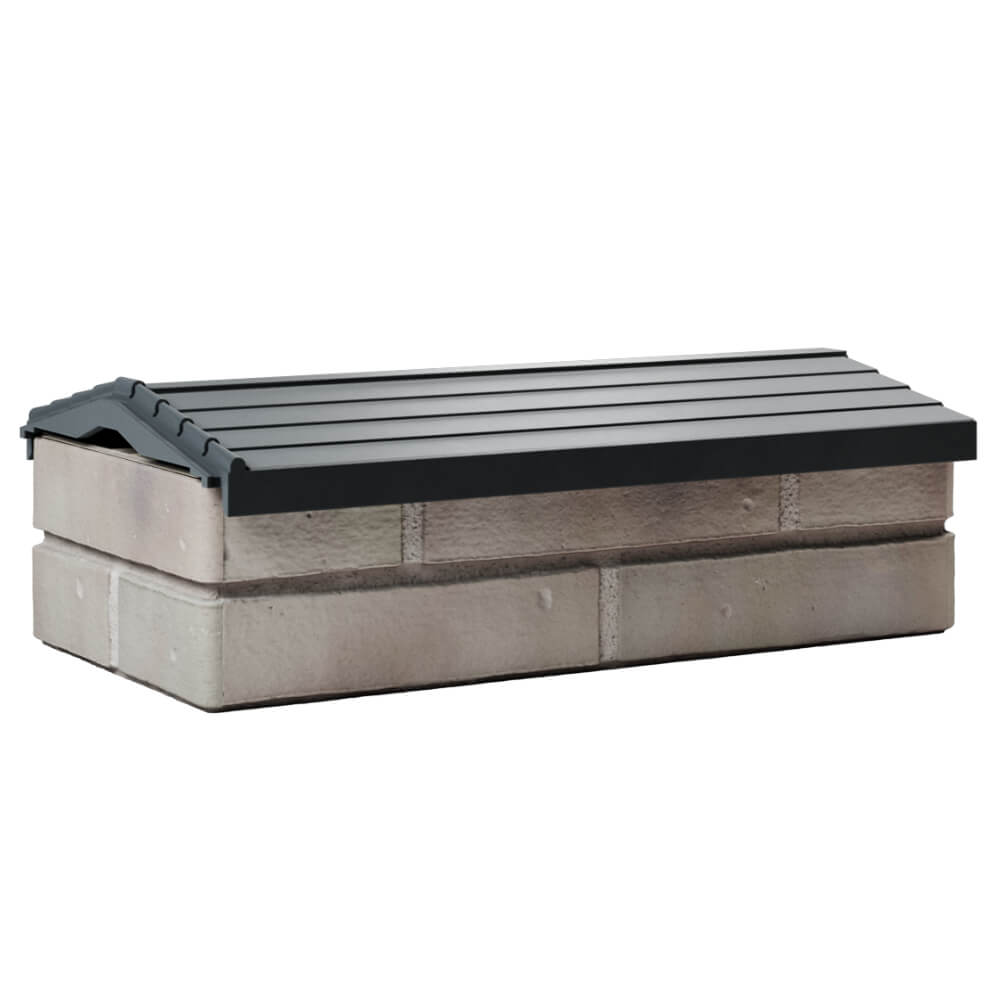 Парапет Zking Бона ХайТек Серый с посадкой на 1 кирпич (200/225/255мм) Джанкой фото