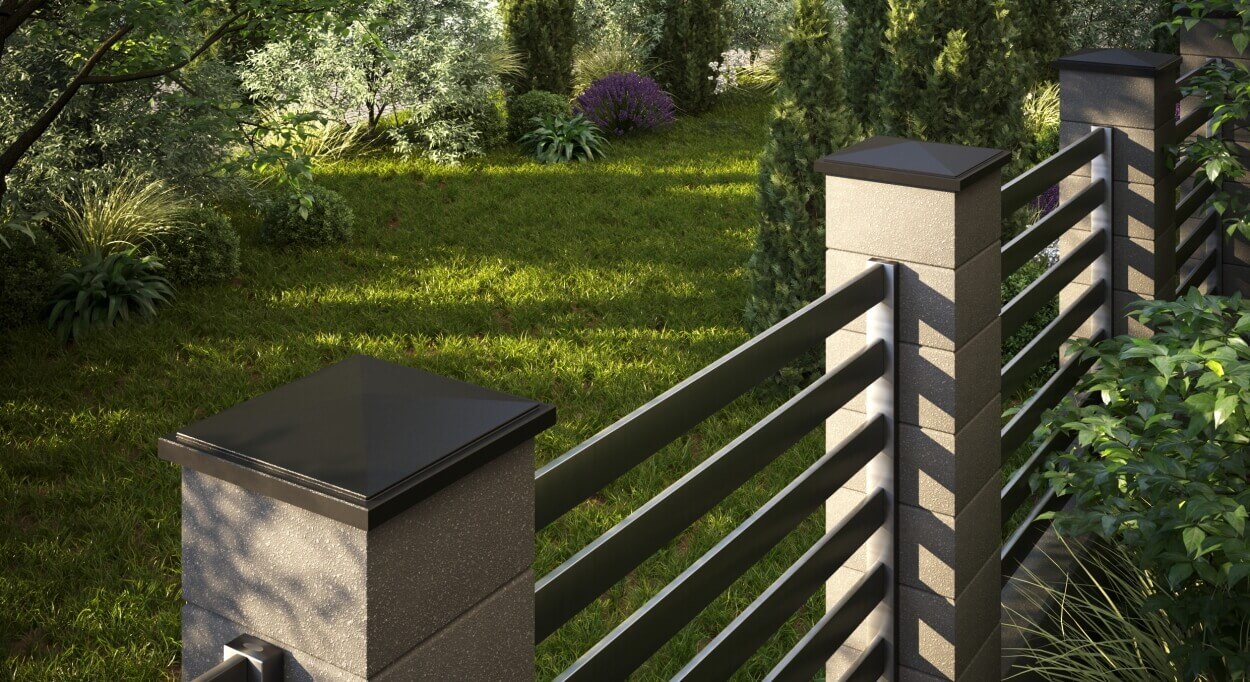 Колпак Zking БонаМоно Коричневый на столб 1.5х1.5 кирпича (385х385, 400х400мм) в Джанкое фото