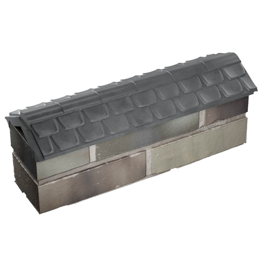 Парапет Zking Эльбрус Серый с посадкой на 0.5 кирпича (130мм) в Джанкое фото