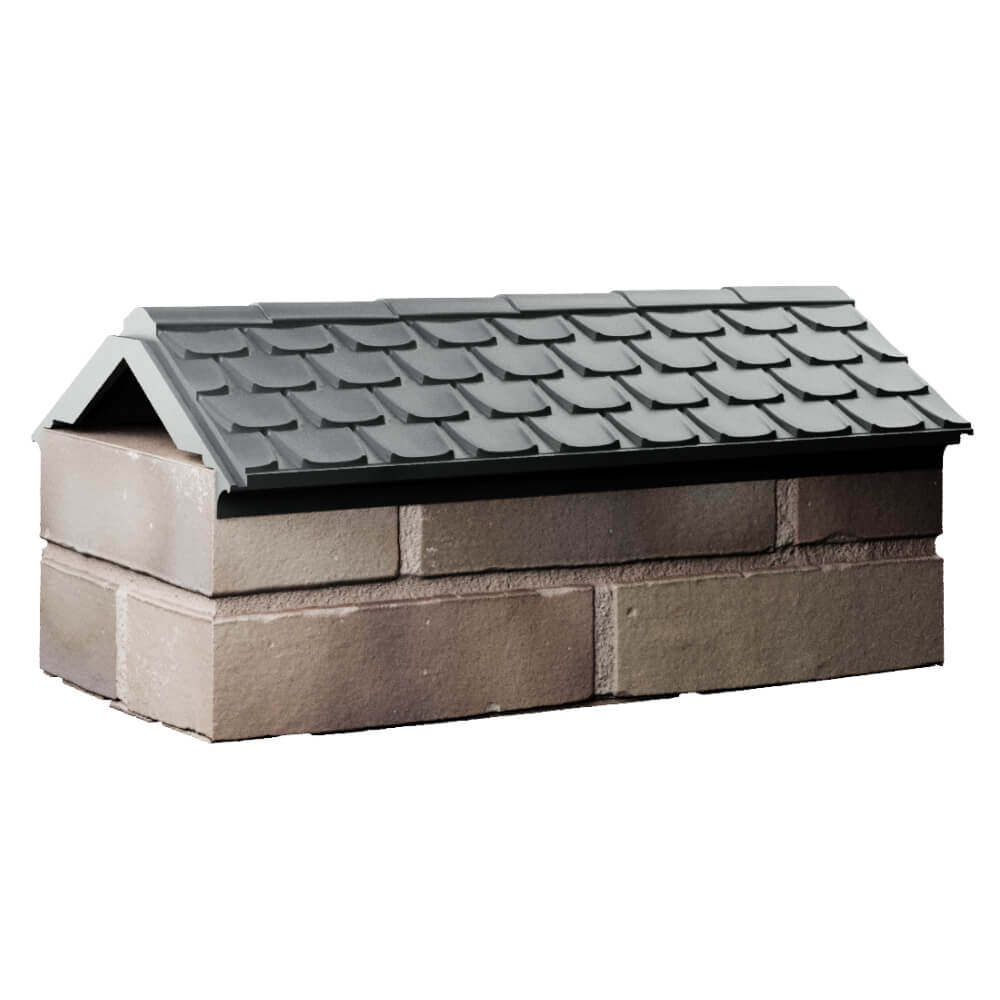 Парапет Zking Эльбрус Серый с посадкой на 1 кирпич (255мм) Джанкой фото