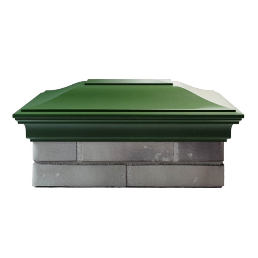Колпак Zking Монблан Зеленый на столб 2х1.5 кирпича (515х385мм) в Джанкое фото