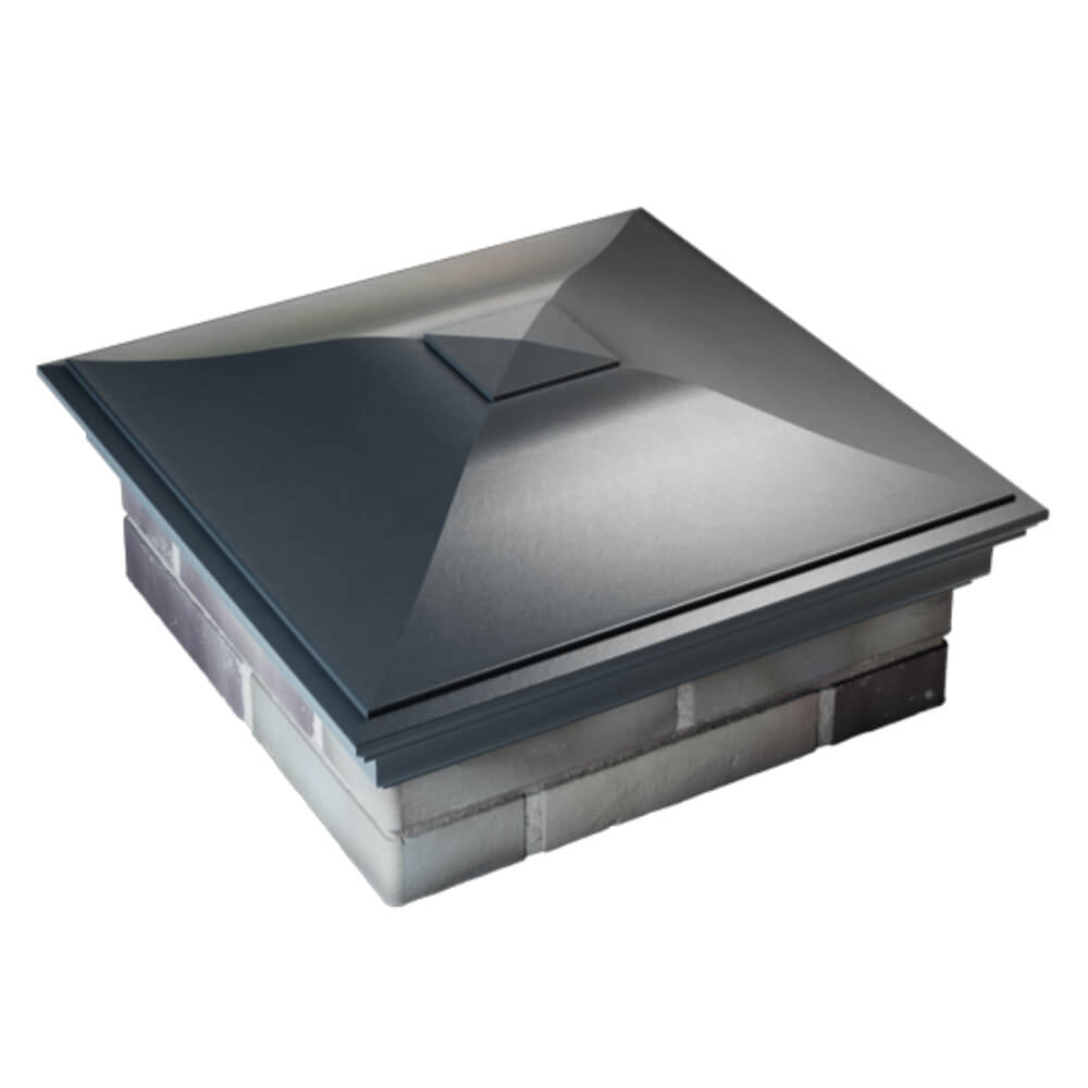 Колпак Zking Монблан Серый на столб 2х2 кирпича (515х515мм) Джанкой фото