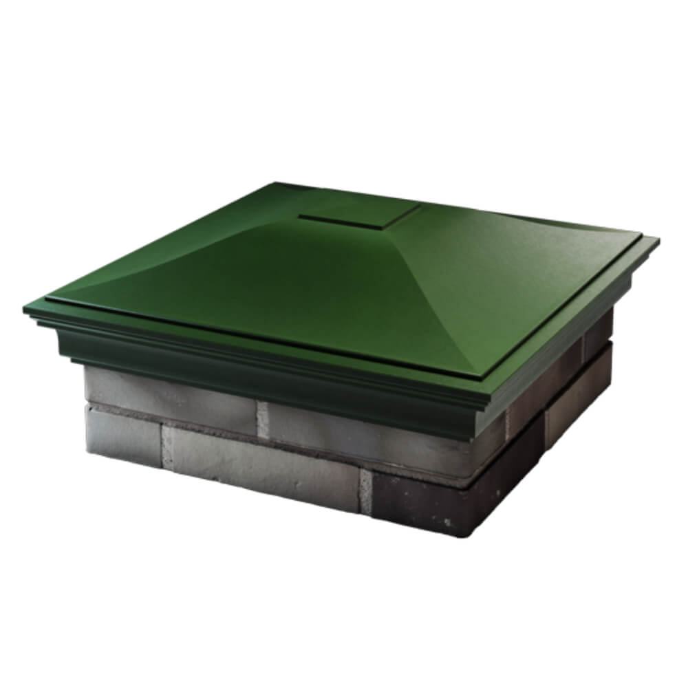 Колпак Zking Монблан Зеленый на столб 2х2 кирпича (515х515мм) в Джанкое фото