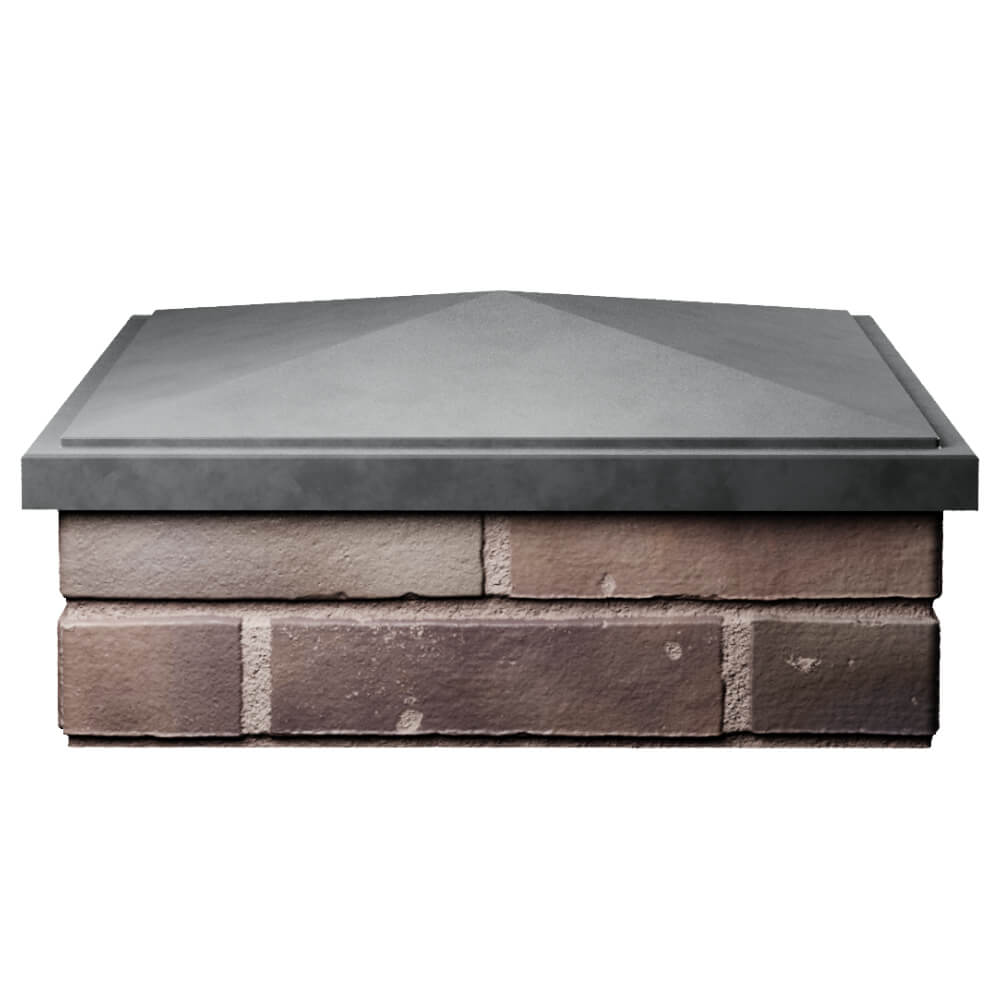 Колпак Zking БонаМоно Серый на столб 2х2 кирпича (515х515, 530х530мм) Джанкой фото