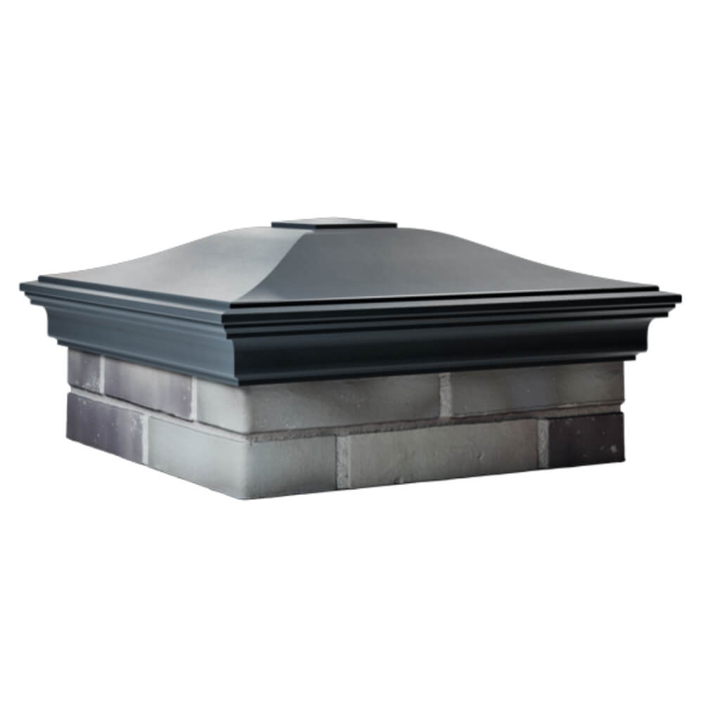 Колпак Zking Монблан Серый на столб 2х2 кирпича (515х515мм) в Джанкое фото