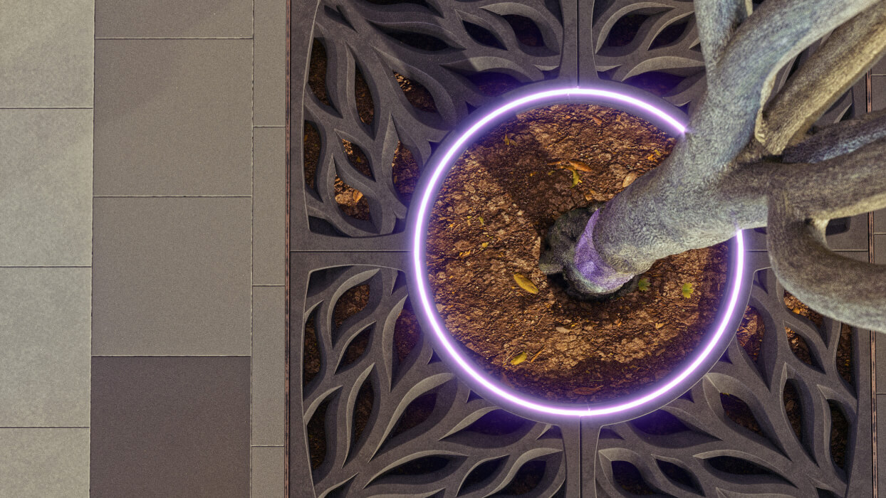 Приствольная решетка для дерева ZKING CRUST 1.2х1.2м Черная в Джанкое фото