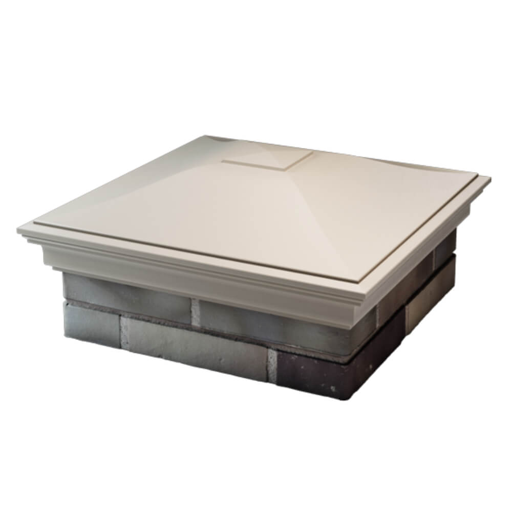 Колпак Zking Монблан Бежевый на столб 2х2 кирпича (515х515мм) в Джанкое фото