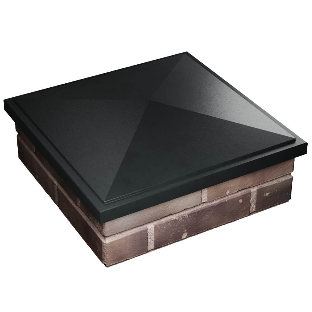 Колпак Zking БонаМоно Черный на столб 2х2 кирпича (515х515, 530х530мм) в Джанкое фото