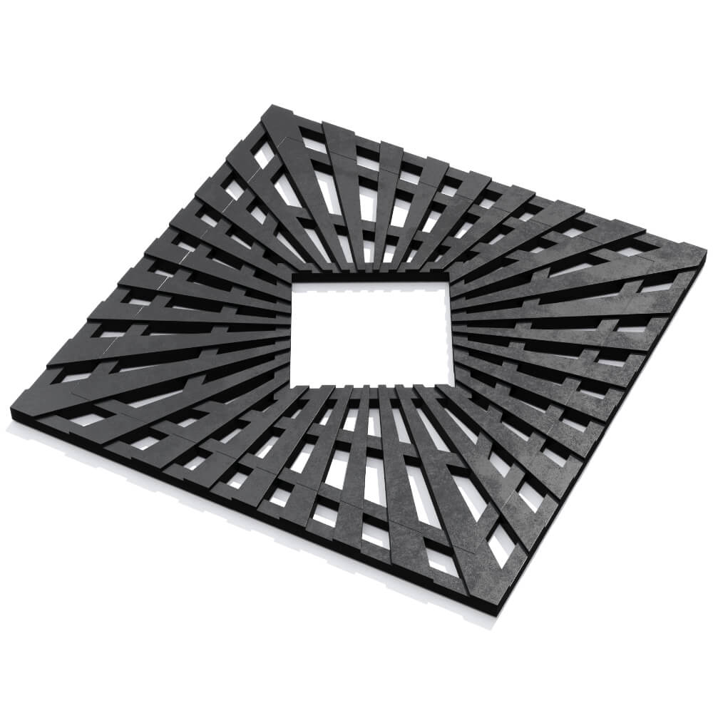 Приствольная решетка для дерева ZKING ATMOSPHERE 1.2х1.2м Черная в Джанкое фото