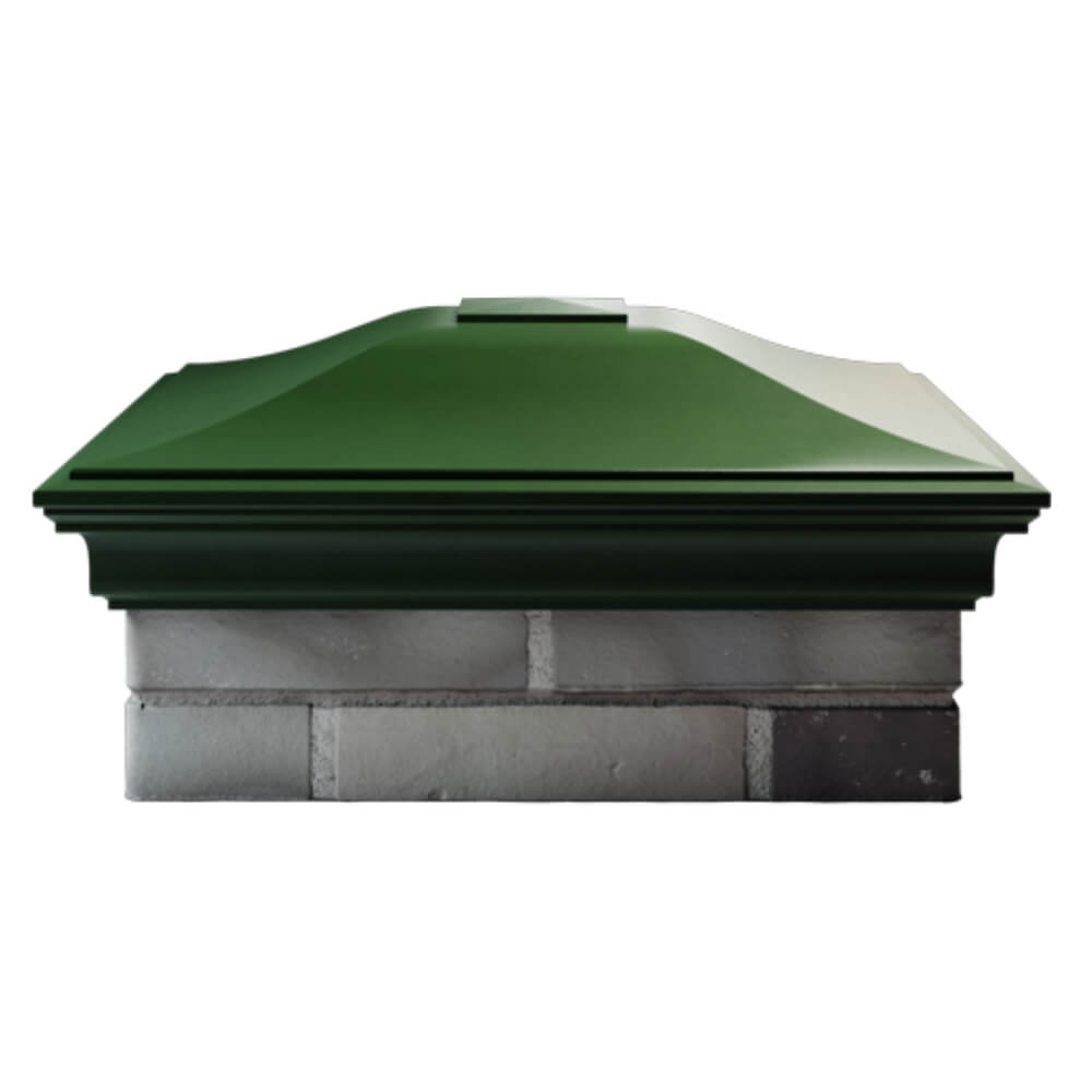 Колпак Zking Монблан Зеленый на столб 2х2 кирпича (515х515мм) в Джанкое фото