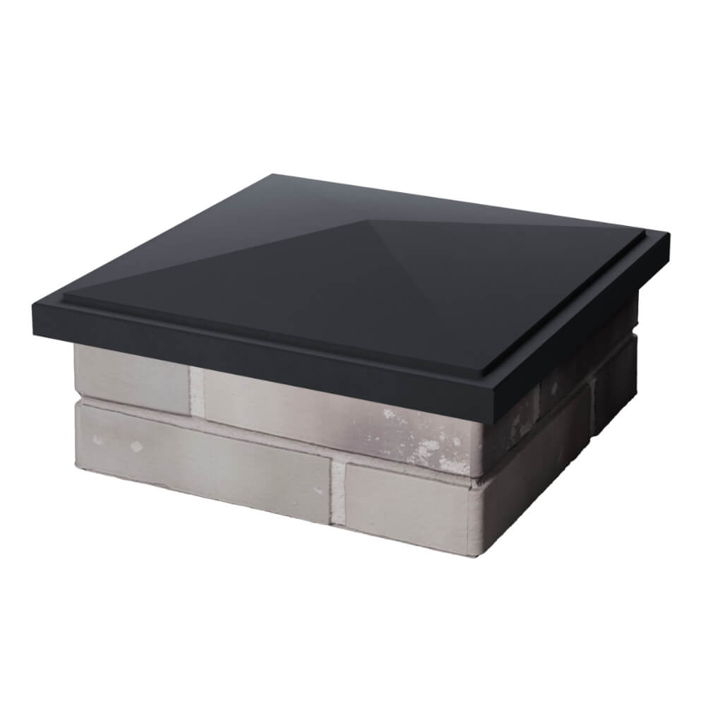 Колпак Zking БонаМоно Серый на столб 1.5х1.5 кирпича (385х385, 400х400мм) в Джанкое фото